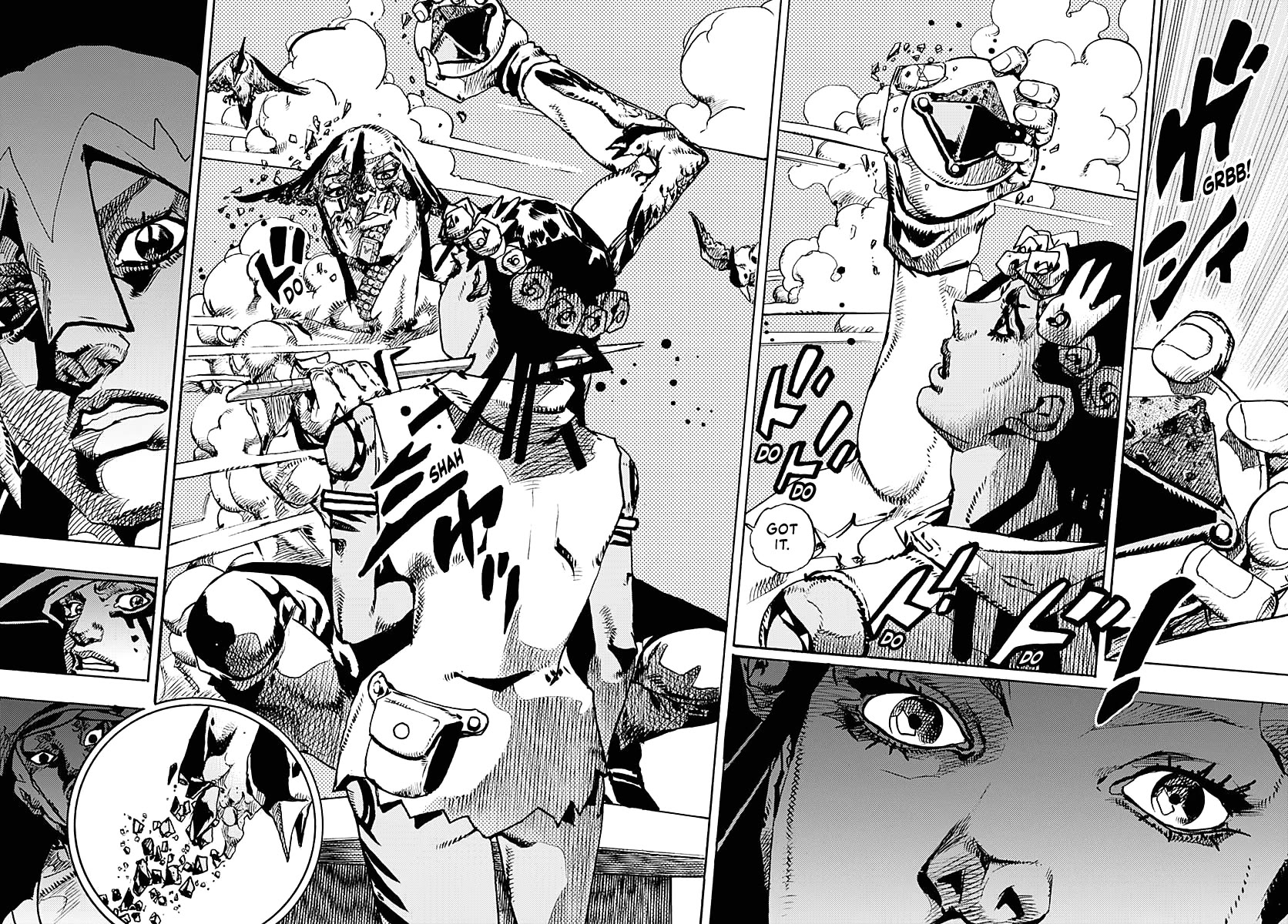 JoJo's Bizarre Adventure Part 9 - The JOJOLands Chapter 10 page 35 - Chapter 10: The Hustle, Part 1