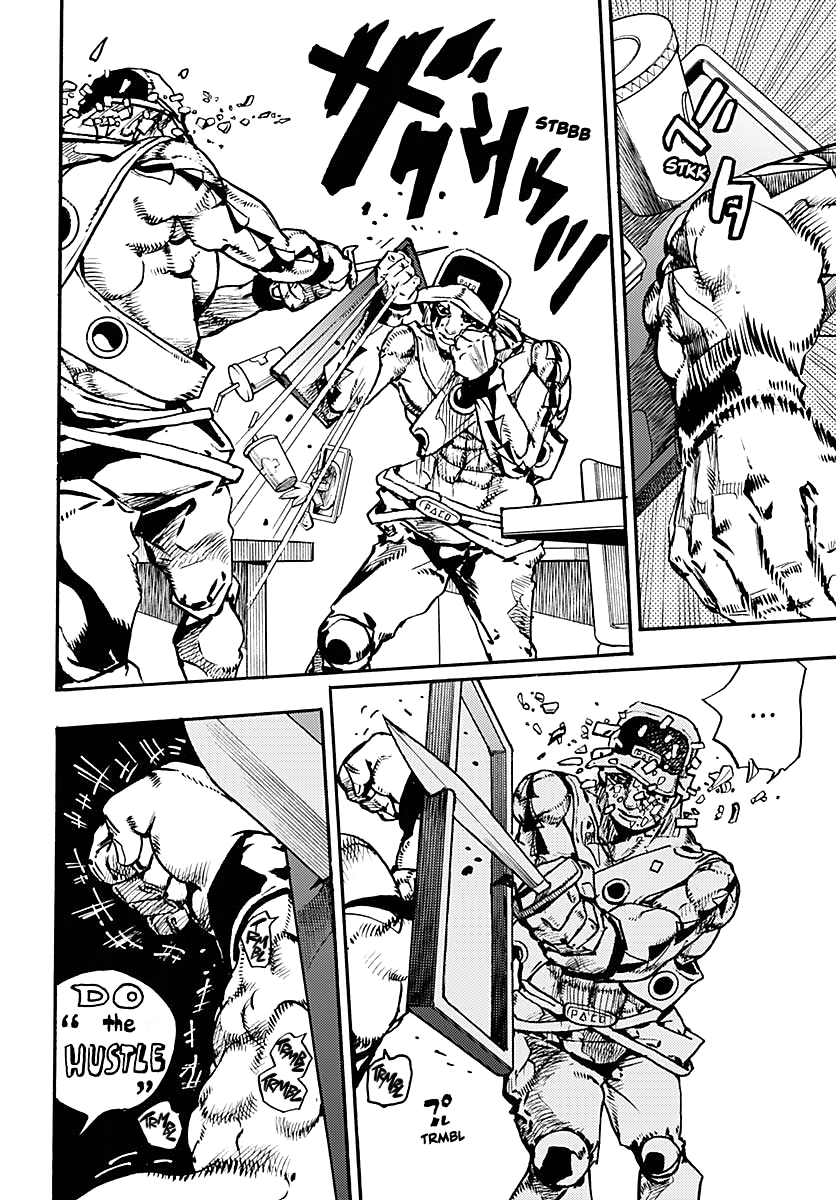 JoJo's Bizarre Adventure Part 9 - The JOJOLands Chapter 10 page 7 - Chapter 10: The Hustle, Part 1