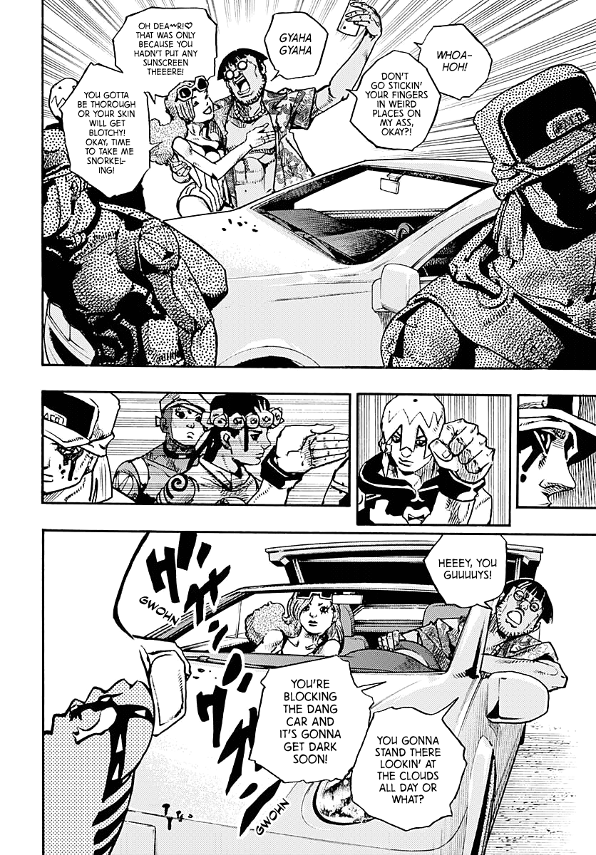 JoJo's Bizarre Adventure Part 9 - The JOJOLands Chapter 11 page 10 - Chapter 11: The Hustle Part 2