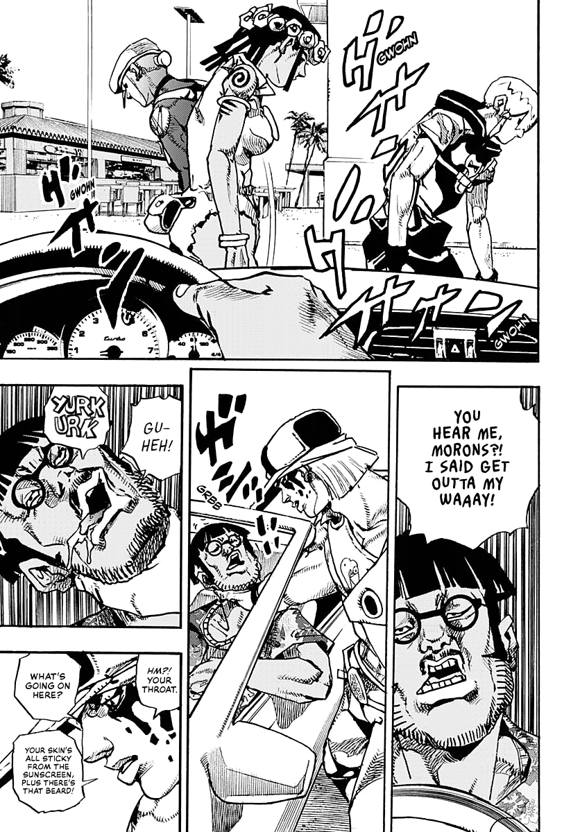 JoJo's Bizarre Adventure Part 9 - The JOJOLands Chapter 11 page 11 - Chapter 11: The Hustle Part 2
