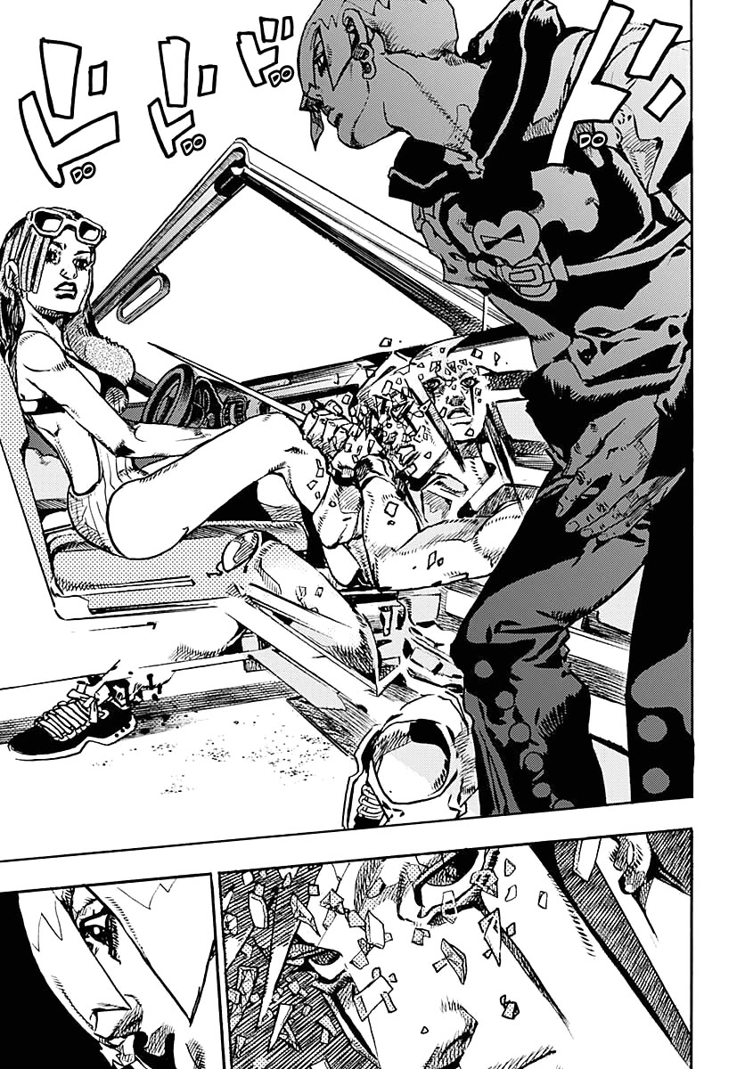 JoJo's Bizarre Adventure Part 9 - The JOJOLands Chapter 11 page 13 - Chapter 11: The Hustle Part 2