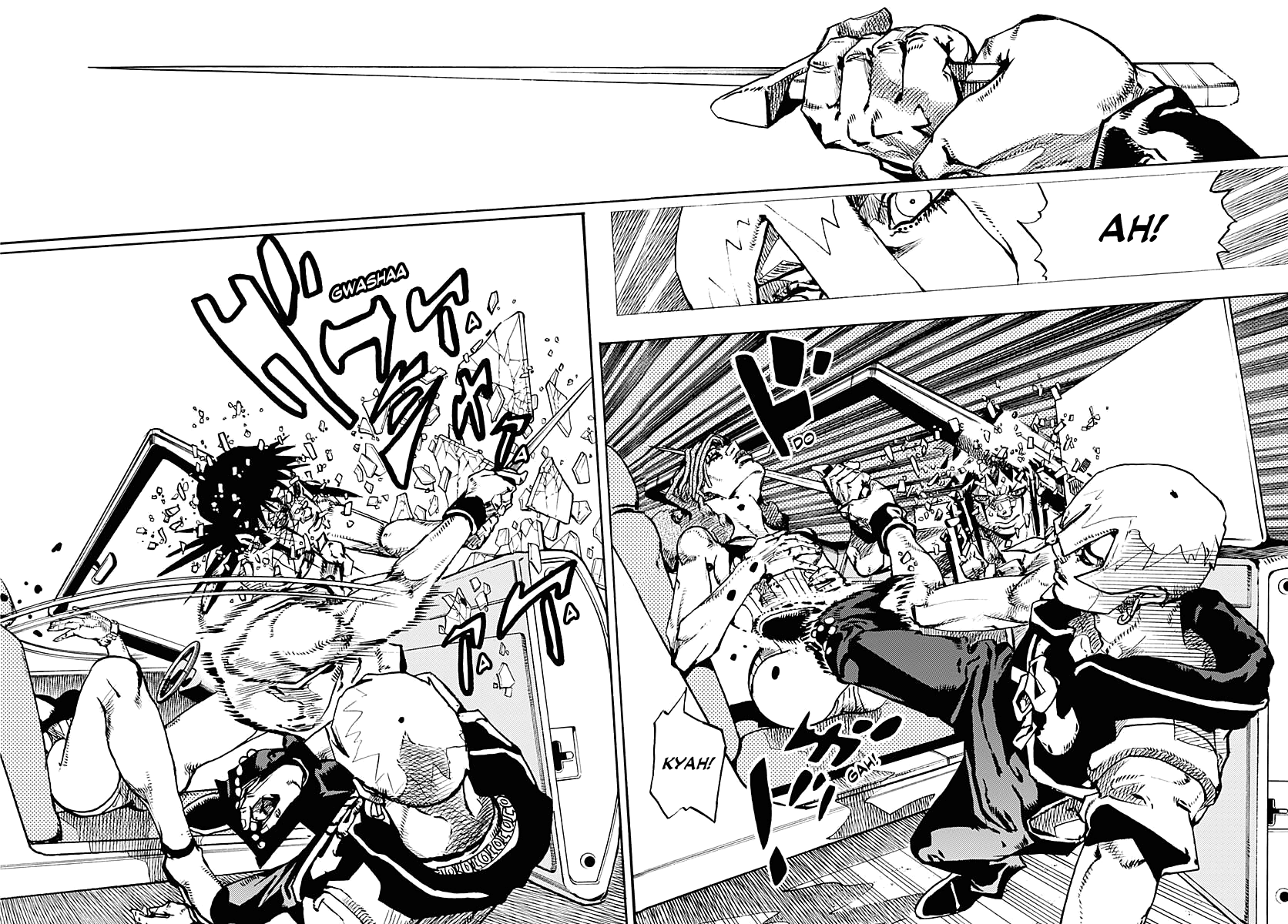 JoJo's Bizarre Adventure Part 9 - The JOJOLands Chapter 11 page 14 - Chapter 11: The Hustle Part 2