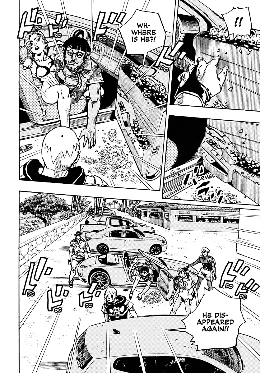 JoJo's Bizarre Adventure Part 9 - The JOJOLands Chapter 11 page 16 - Chapter 11: The Hustle Part 2