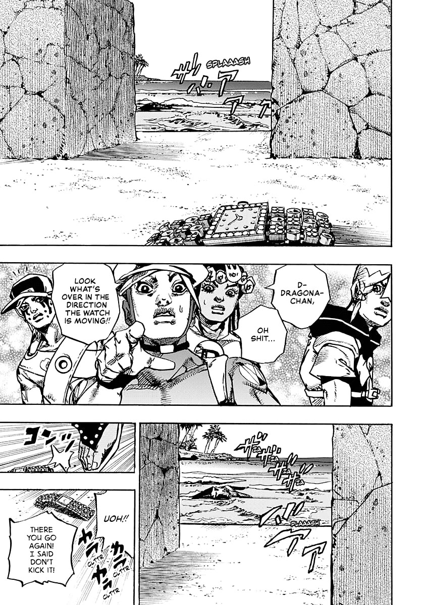 JoJo's Bizarre Adventure Part 9 - The JOJOLands Chapter 11 page 19 - Chapter 11: The Hustle Part 2