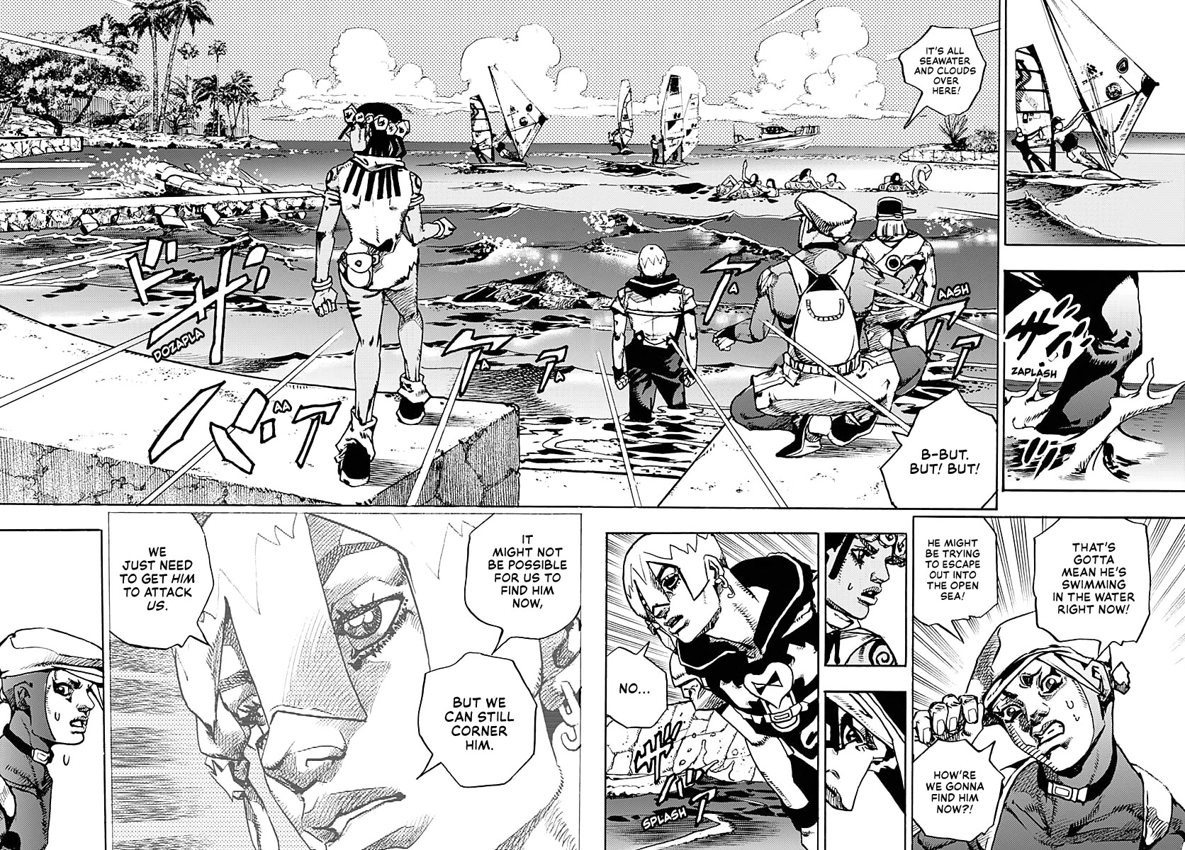 JoJo's Bizarre Adventure Part 9 - The JOJOLands Chapter 11 page 22 - Chapter 11: The Hustle Part 2