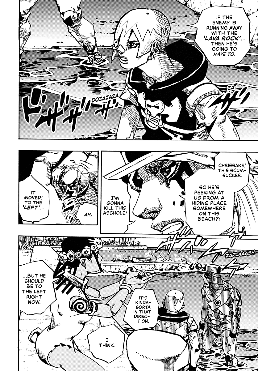 JoJo's Bizarre Adventure Part 9 - The JOJOLands Chapter 11 page 23 - Chapter 11: The Hustle Part 2