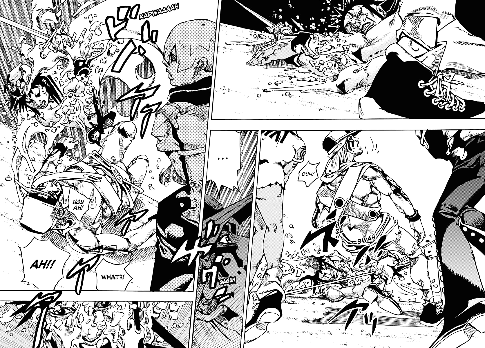 JoJo's Bizarre Adventure Part 9 - The JOJOLands Chapter 11 page 27 - Chapter 11: The Hustle Part 2