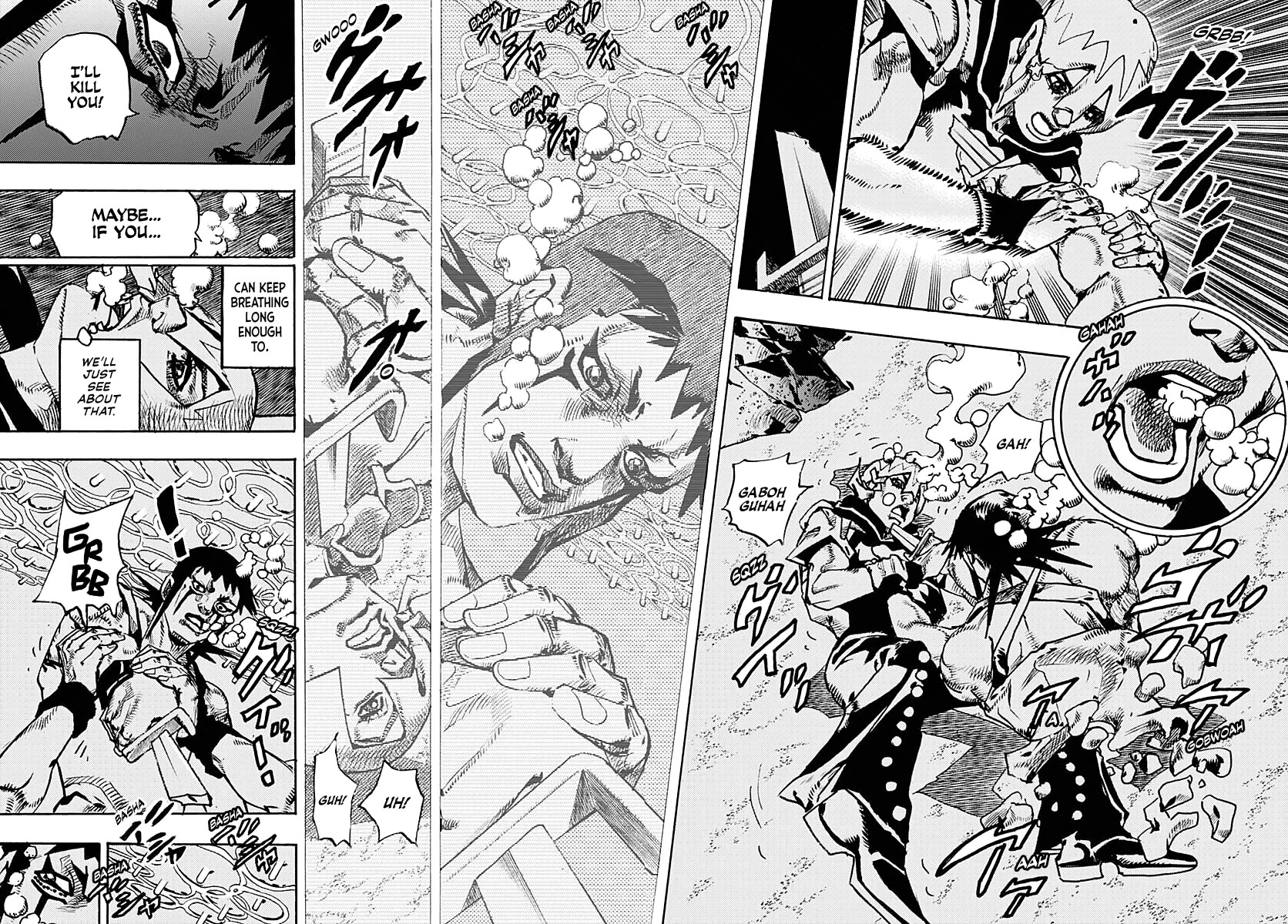JoJo's Bizarre Adventure Part 9 - The JOJOLands Chapter 11 page 33 - Chapter 11: The Hustle Part 2
