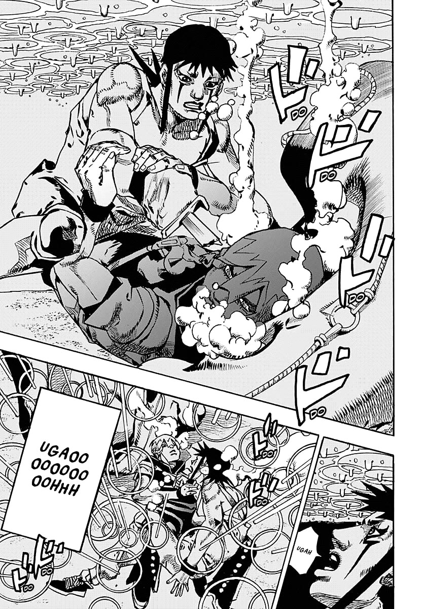 JoJo's Bizarre Adventure Part 9 - The JOJOLands Chapter 11 page 35 - Chapter 11: The Hustle Part 2