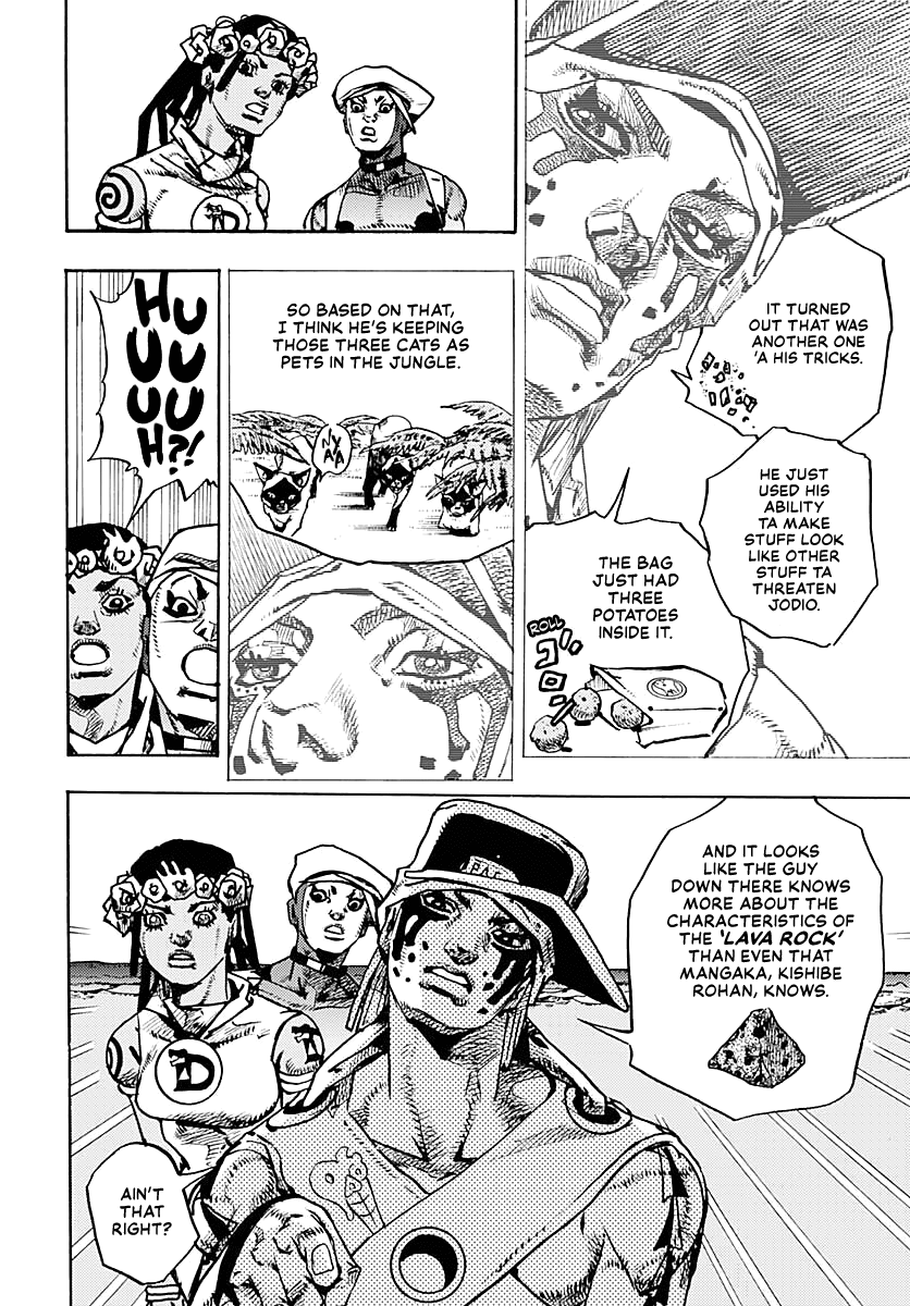 JoJo's Bizarre Adventure Part 9 - The JOJOLands Chapter 11 page 37 - Chapter 11: The Hustle Part 2