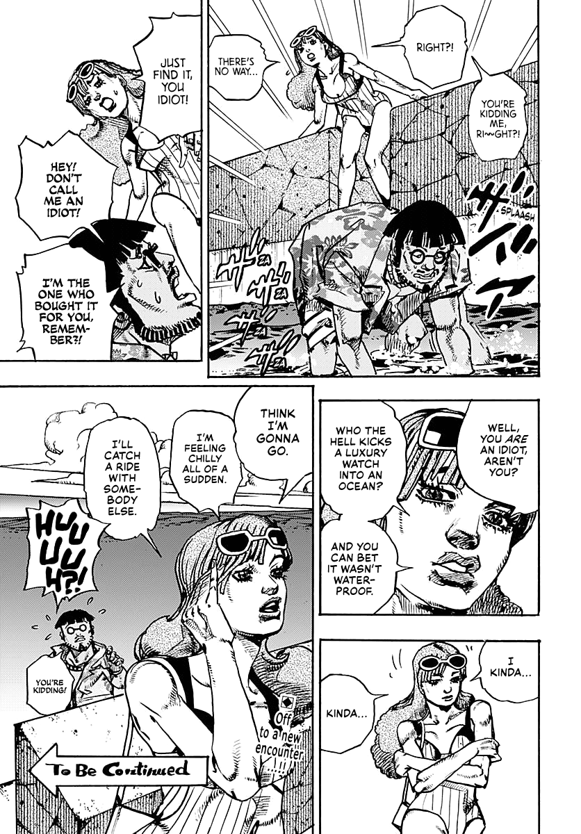 JoJo's Bizarre Adventure Part 9 - The JOJOLands Chapter 11 page 40 - Chapter 11: The Hustle Part 2