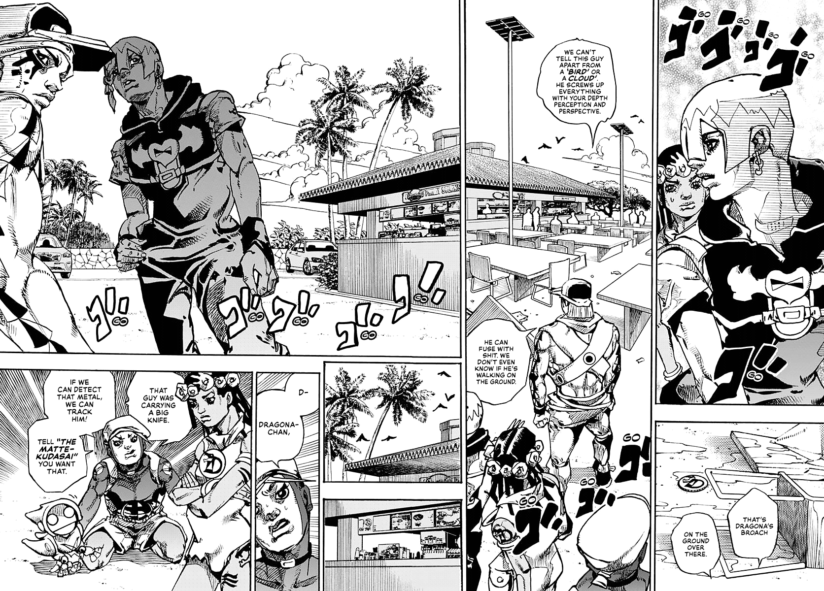 JoJo's Bizarre Adventure Part 9 - The JOJOLands Chapter 11 page 6 - Chapter 11: The Hustle Part 2