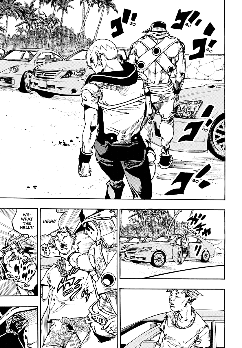 JoJo's Bizarre Adventure Part 9 - The JOJOLands Chapter 11 page 8 - Chapter 11: The Hustle Part 2