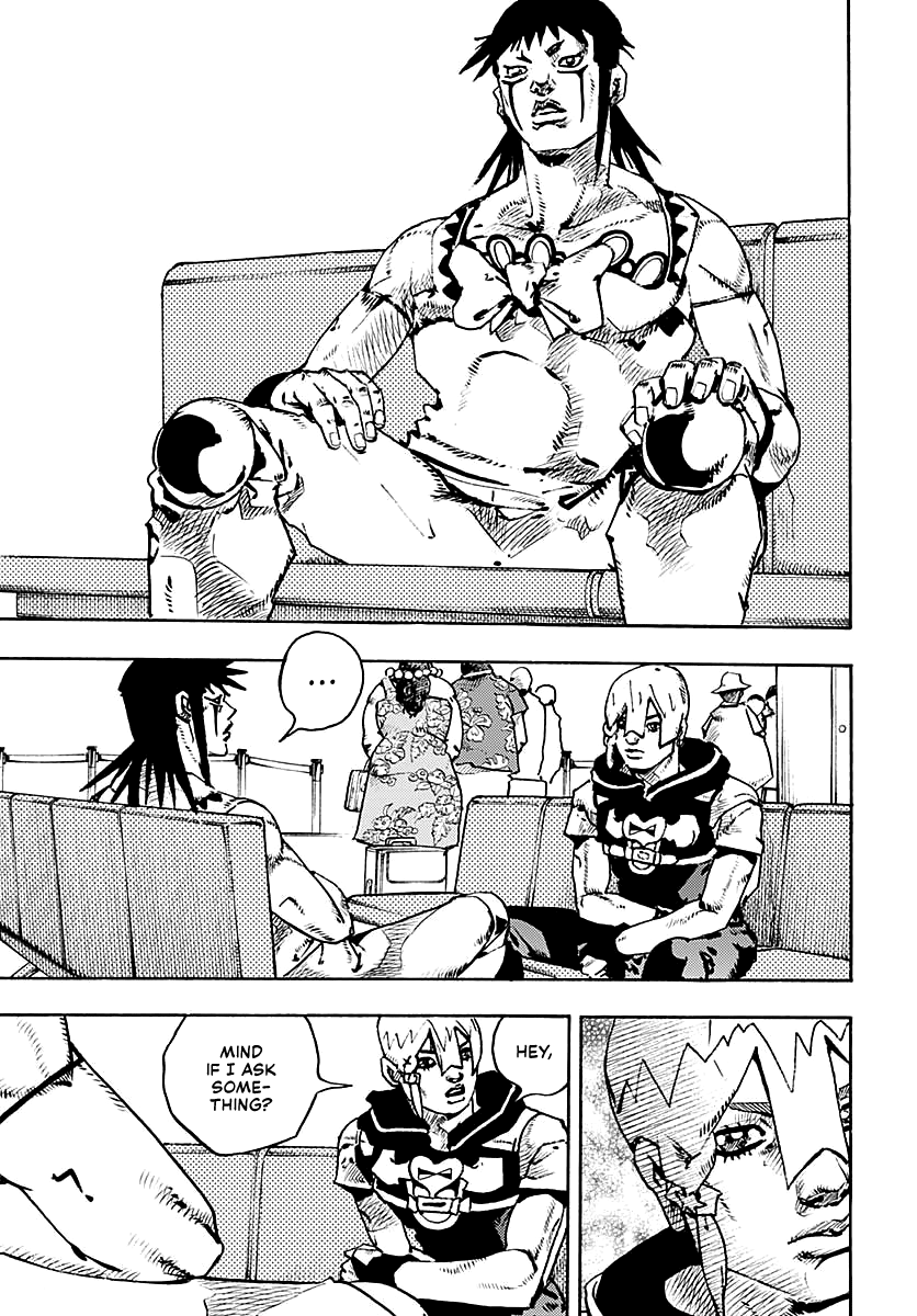 JoJo's Bizarre Adventure Part 9 - The JOJOLands Chapter 12 page 10 - Chapter 12: His Name Is "Charmingman"
