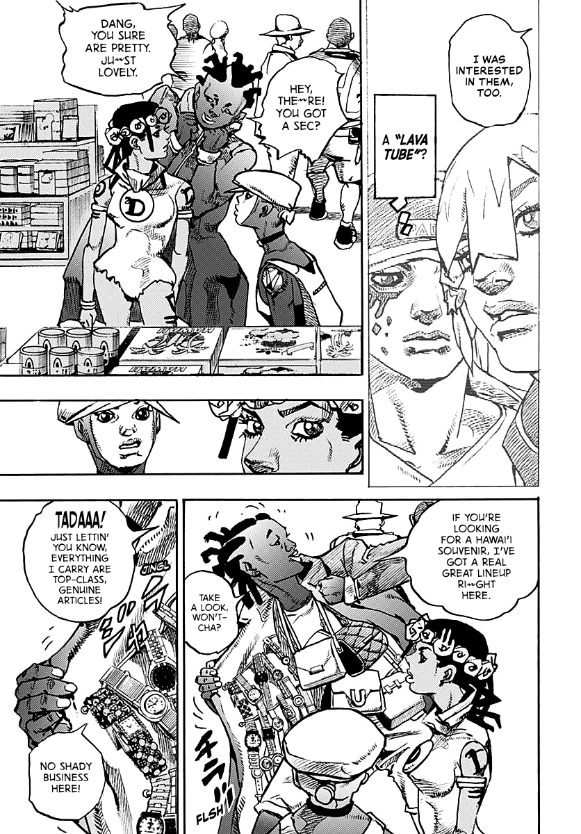 JoJo's Bizarre Adventure Part 9 - The JOJOLands Chapter 12 page 14 - Chapter 12: His Name Is "Charmingman"