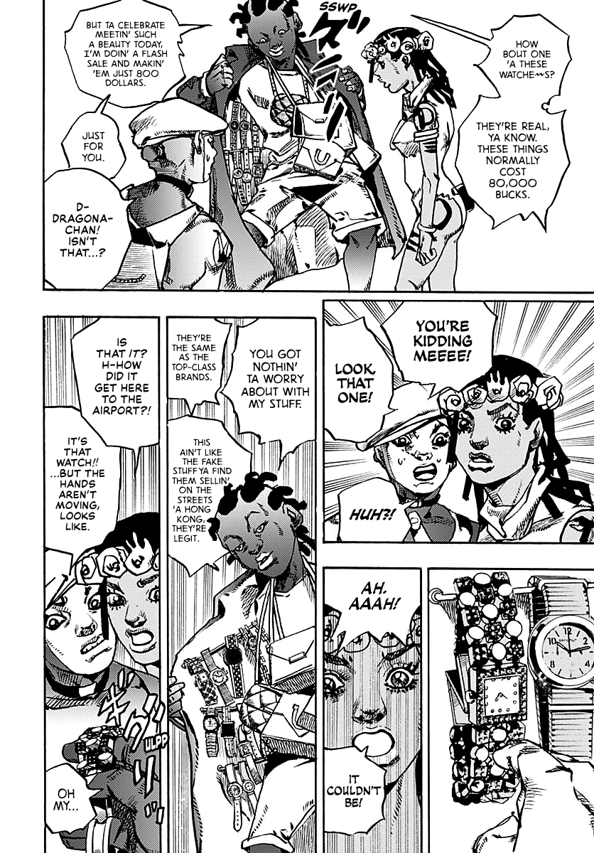 JoJo's Bizarre Adventure Part 9 - The JOJOLands Chapter 12 page 15 - Chapter 12: His Name Is "Charmingman"