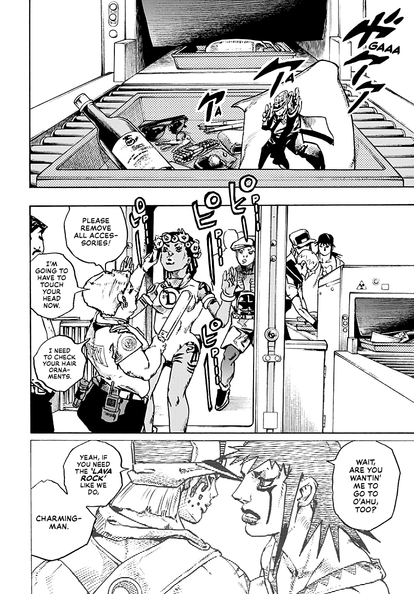 JoJo's Bizarre Adventure Part 9 - The JOJOLands Chapter 12 page 17 - Chapter 12: His Name Is "Charmingman"
