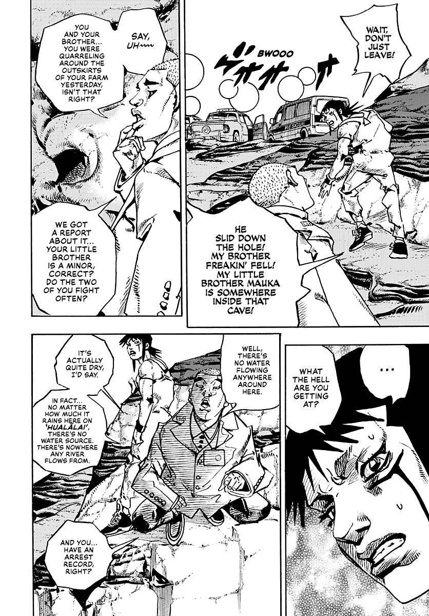 JoJo's Bizarre Adventure Part 9 - The JOJOLands Chapter 12 page 21 - Chapter 12: His Name Is "Charmingman"