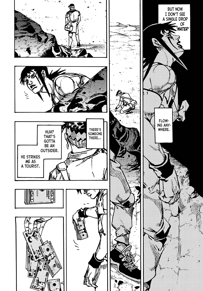 JoJo's Bizarre Adventure Part 9 - The JOJOLands Chapter 12 page 25 - Chapter 12: His Name Is "Charmingman"