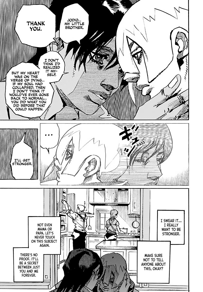 JoJo's Bizarre Adventure Part 9 - The JOJOLands Chapter 13 page 23 - Chapter 13: "The Absurd Event That Happened to Me That Year"