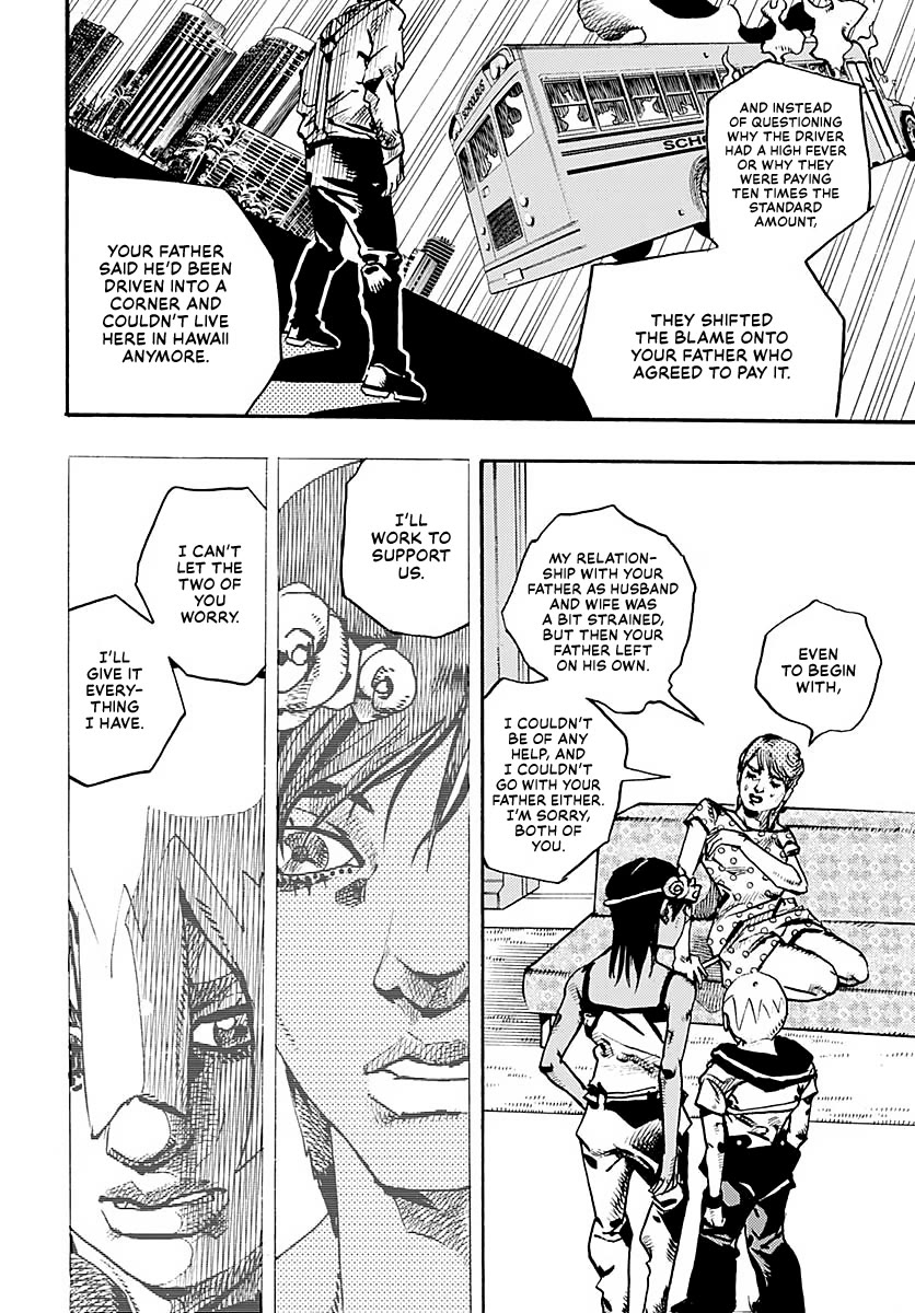 JoJo's Bizarre Adventure Part 9 - The JOJOLands Chapter 13 page 28 - Chapter 13: "The Absurd Event That Happened to Me That Year"