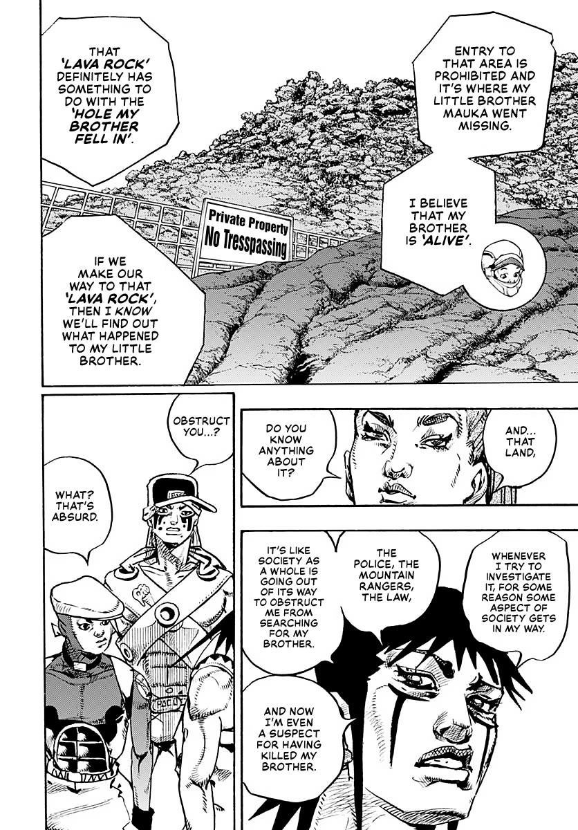 JoJo's Bizarre Adventure Part 9 - The JOJOLands Chapter 13 page 38 - Chapter 13: "The Absurd Event That Happened to Me That Year"