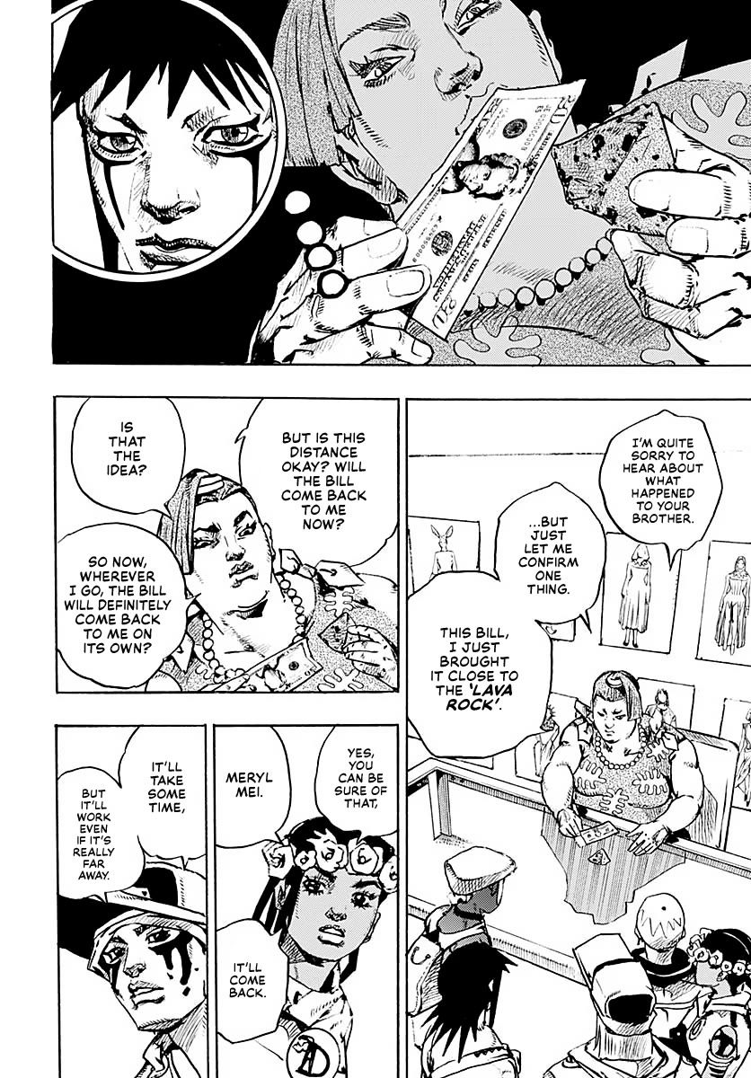 JoJo's Bizarre Adventure Part 9 - The JOJOLands Chapter 13 page 40 - Chapter 13: "The Absurd Event That Happened to Me That Year"