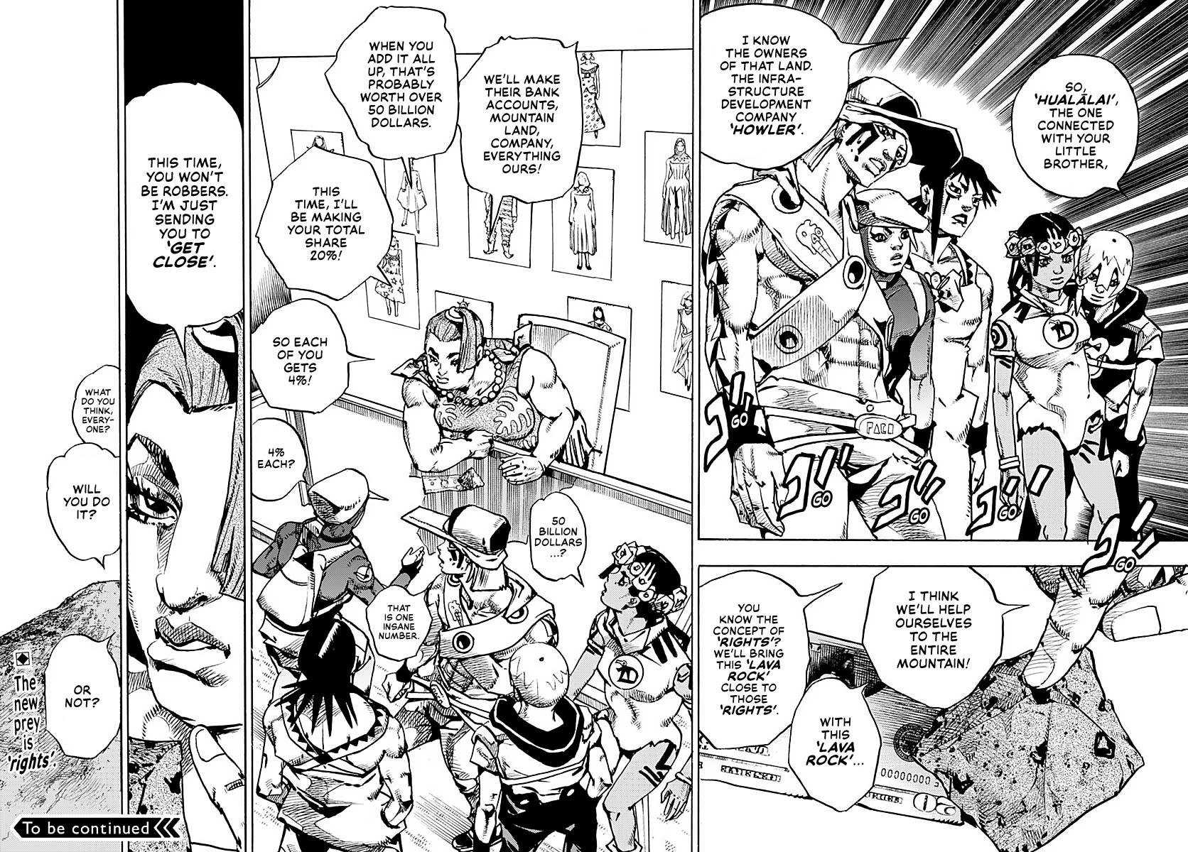 JoJo's Bizarre Adventure Part 9 - The JOJOLands Chapter 13 page 42 - Chapter 13: "The Absurd Event That Happened to Me That Year"