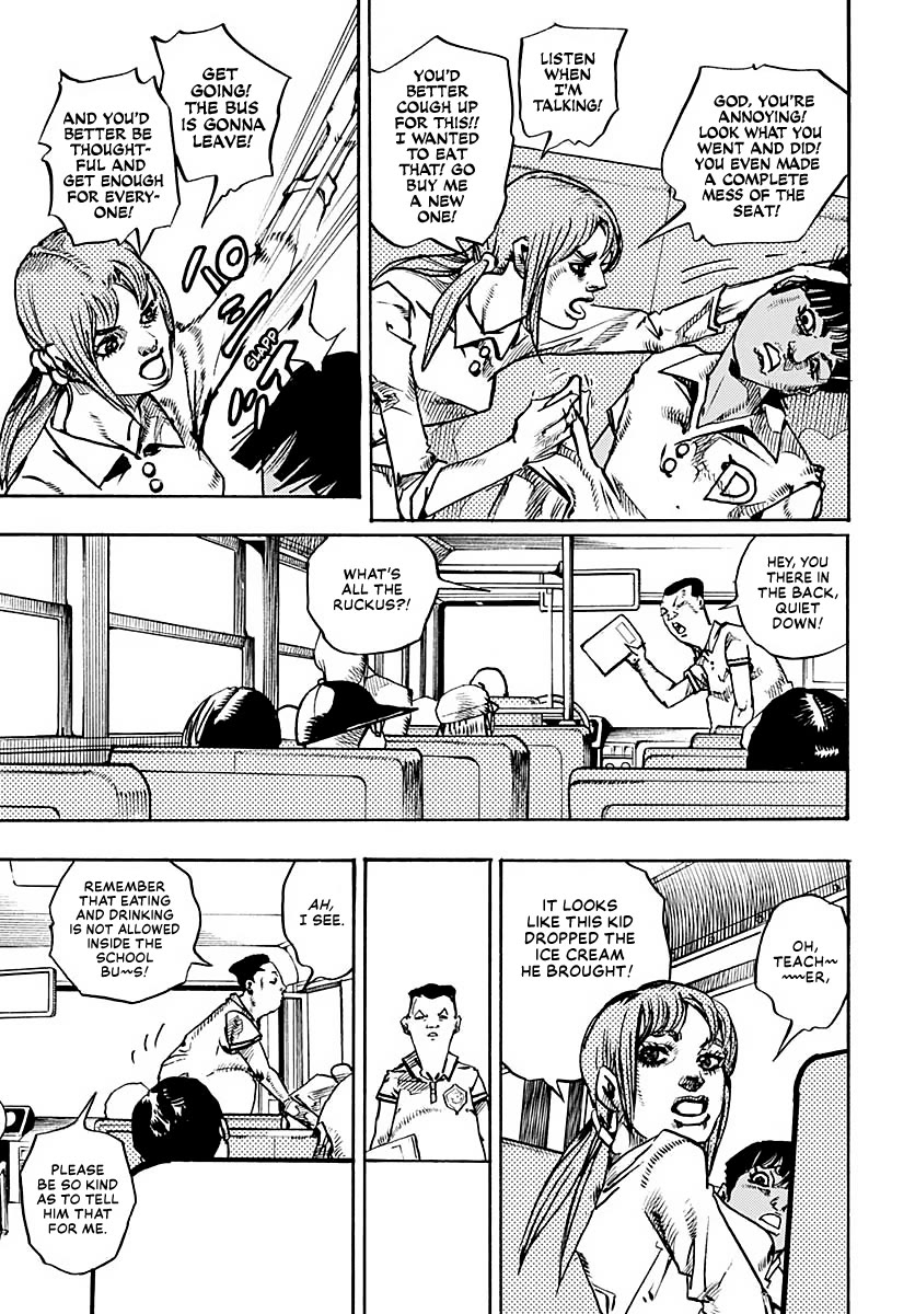 JoJo's Bizarre Adventure Part 9 - The JOJOLands Chapter 13 page 7 - Chapter 13: "The Absurd Event That Happened to Me That Year"