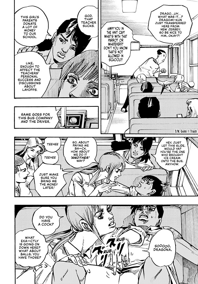 JoJo's Bizarre Adventure Part 9 - The JOJOLands Chapter 13 page 8 - Chapter 13: "The Absurd Event That Happened to Me That Year"