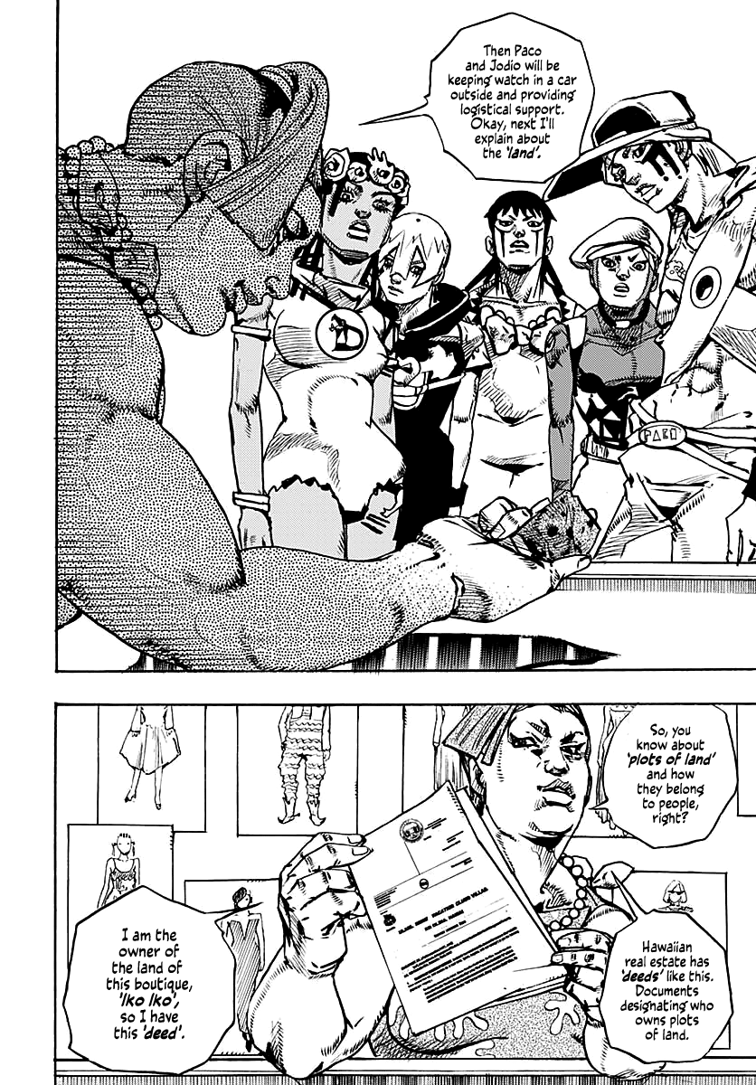 JoJo's Bizarre Adventure Part 9 - The JOJOLands Chapter 14 page 10 - Chapter 14: The Hawaii State Land Registry