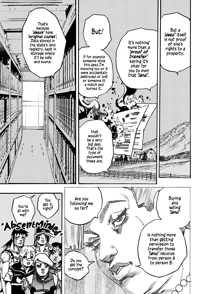 JoJo's Bizarre Adventure Part 9 - The JOJOLands Chapter 14 page 11 - Chapter 14: The Hawaii State Land Registry
