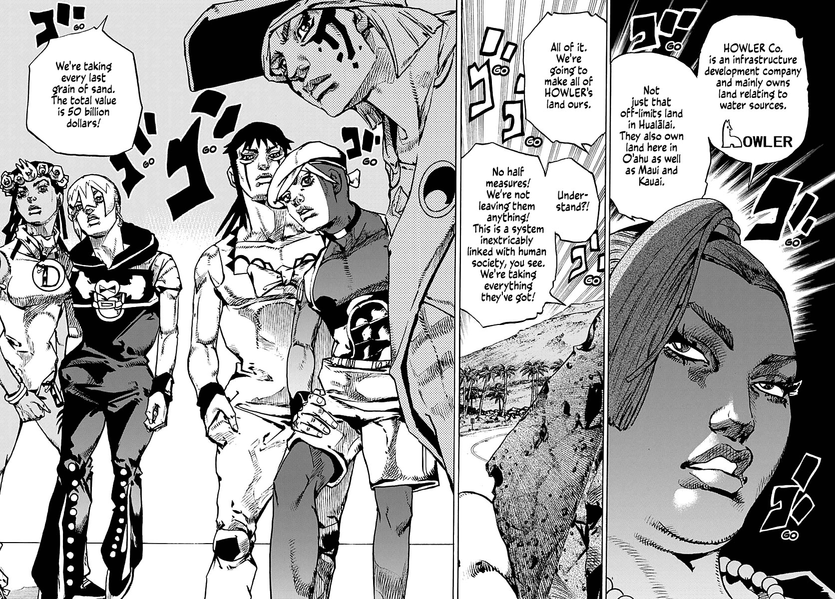 JoJo's Bizarre Adventure Part 9 - The JOJOLands Chapter 14 page 14 - Chapter 14: The Hawaii State Land Registry