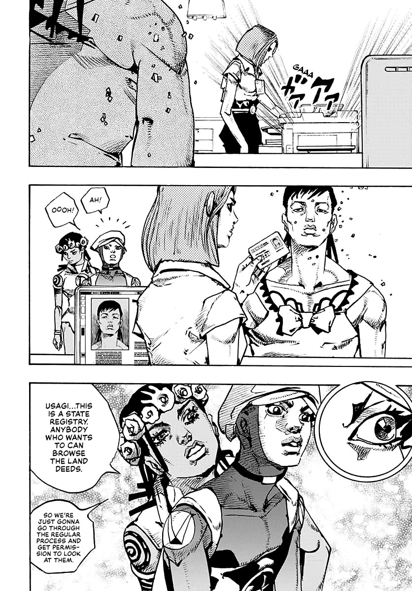 JoJo's Bizarre Adventure Part 9 - The JOJOLands Chapter 14 page 19 - Chapter 14: The Hawaii State Land Registry
