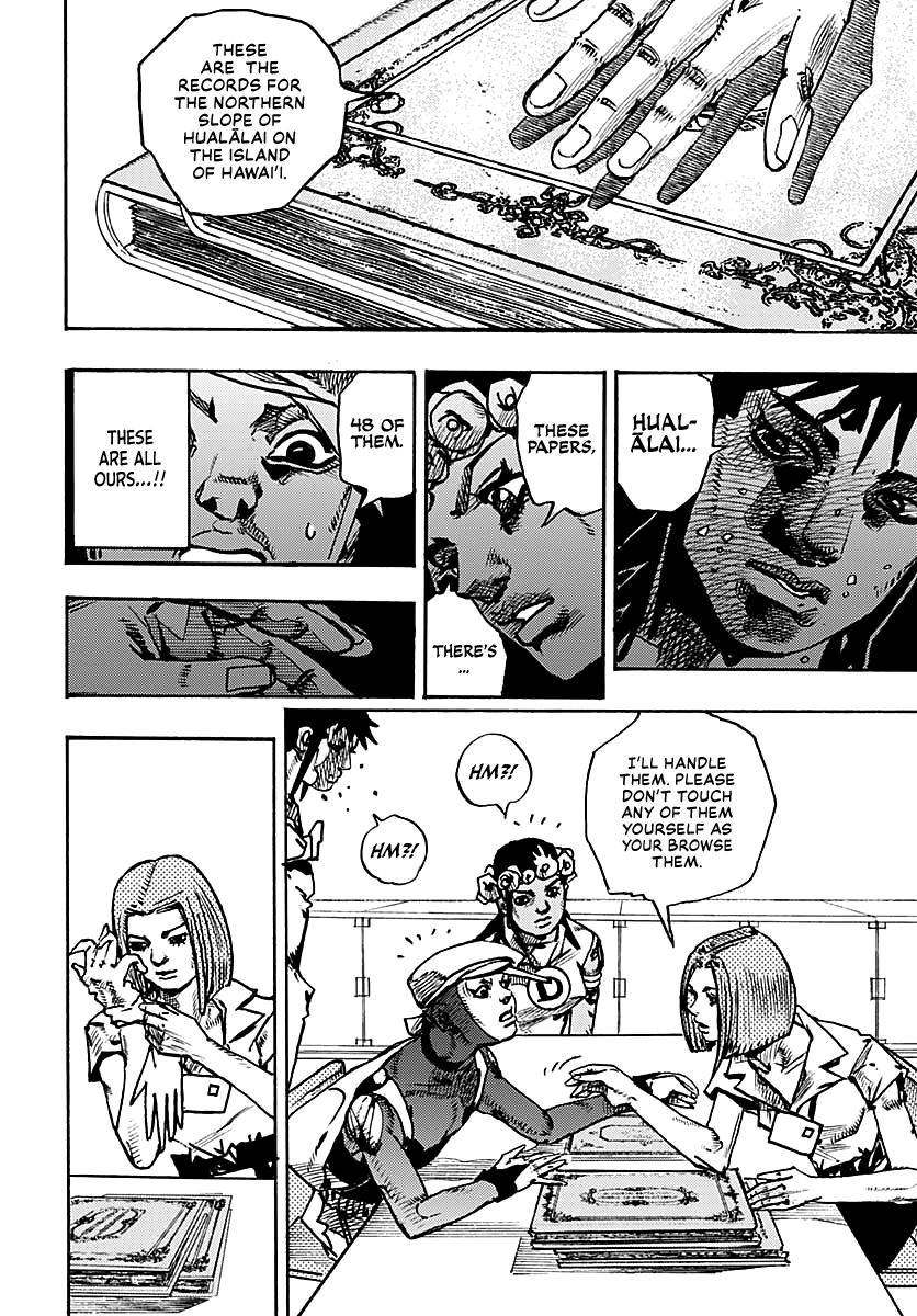 JoJo's Bizarre Adventure Part 9 - The JOJOLands Chapter 14 page 24 - Chapter 14: The Hawaii State Land Registry