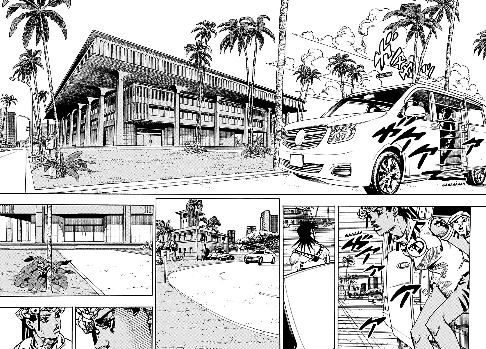 JoJo's Bizarre Adventure Part 9 - The JOJOLands Chapter 14 page 5 - Chapter 14: The Hawaii State Land Registry
