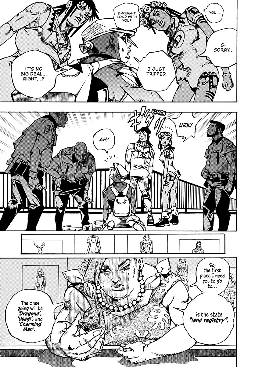 JoJo's Bizarre Adventure Part 9 - The JOJOLands Chapter 14 page 9 - Chapter 14: The Hawaii State Land Registry