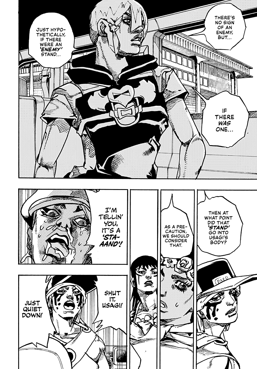 JoJo's Bizarre Adventure Part 9 - The JOJOLands Chapter 15 page 14 - Chapter 15: Bigmouth Strikes Again