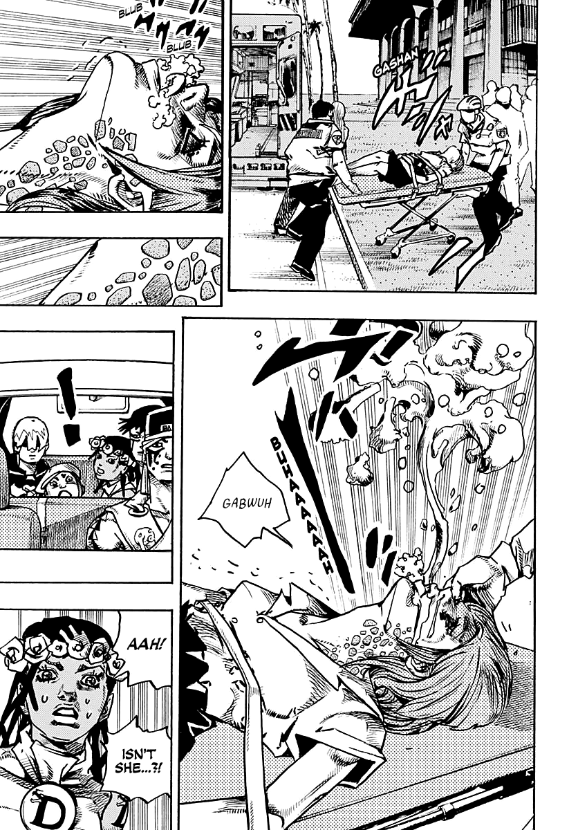 JoJo's Bizarre Adventure Part 9 - The JOJOLands Chapter 15 page 17 - Chapter 15: Bigmouth Strikes Again