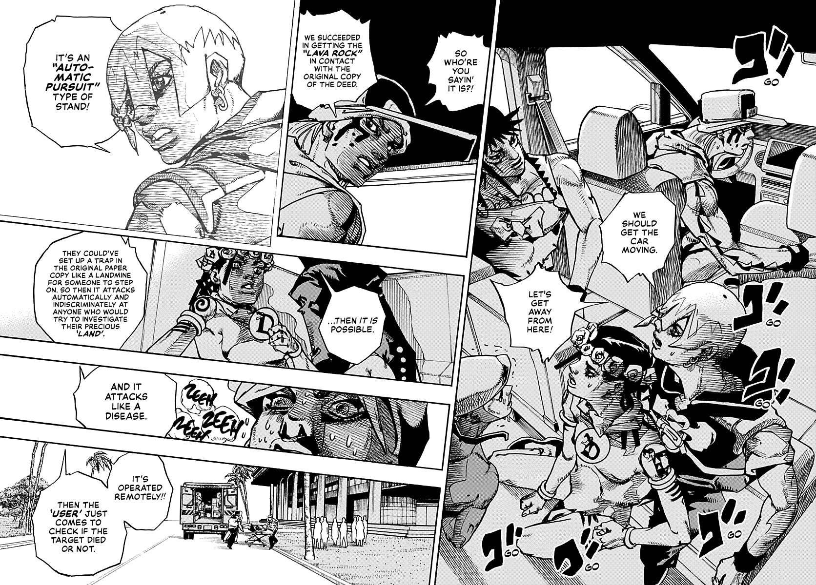 JoJo's Bizarre Adventure Part 9 - The JOJOLands Chapter 15 page 20 - Chapter 15: Bigmouth Strikes Again