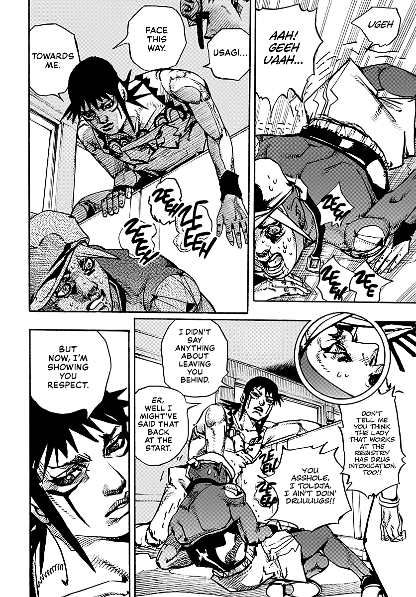 JoJo's Bizarre Adventure Part 9 - The JOJOLands Chapter 15 page 21 - Chapter 15: Bigmouth Strikes Again