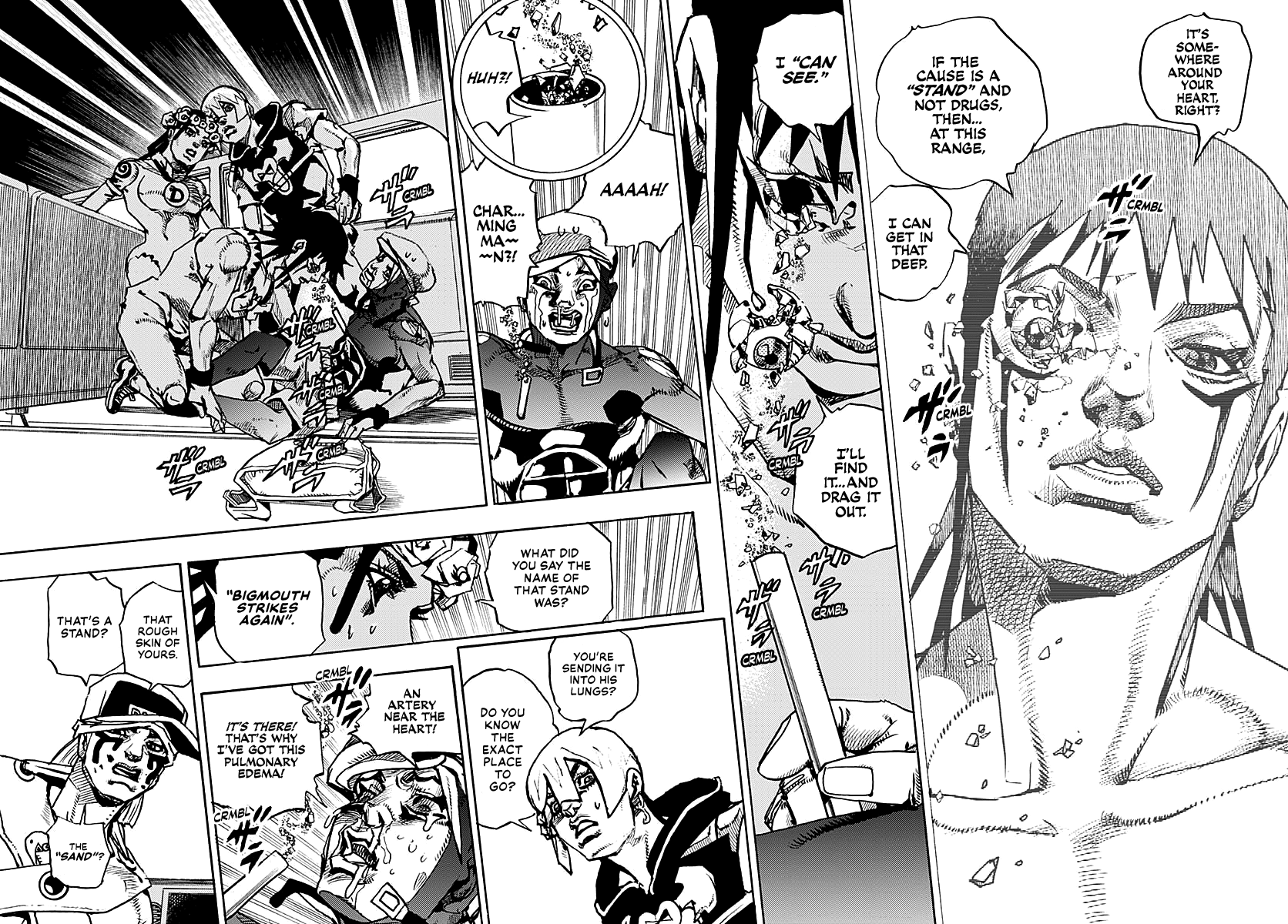 JoJo's Bizarre Adventure Part 9 - The JOJOLands Chapter 15 page 23 - Chapter 15: Bigmouth Strikes Again
