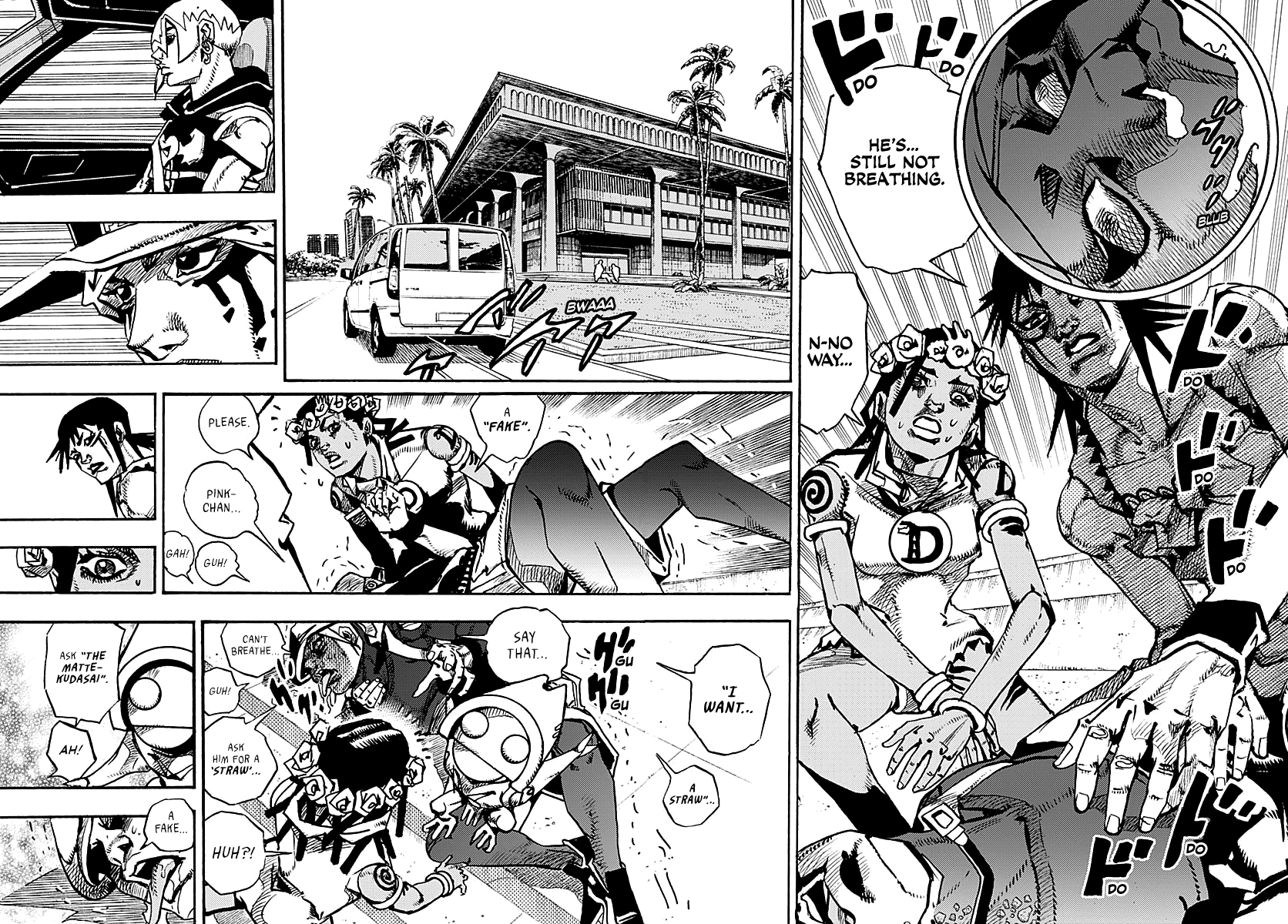JoJo's Bizarre Adventure Part 9 - The JOJOLands Chapter 15 page 3 - Chapter 15: Bigmouth Strikes Again