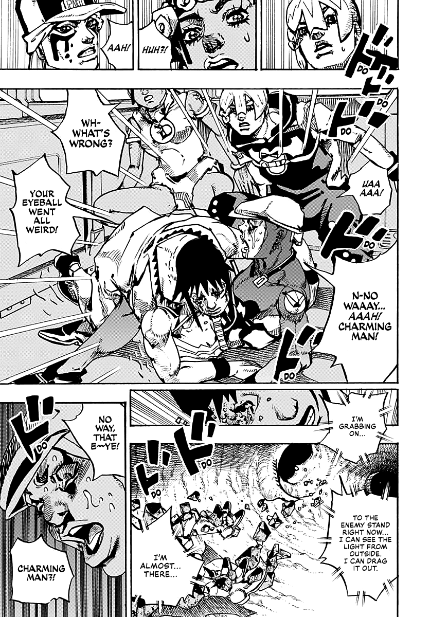 JoJo's Bizarre Adventure Part 9 - The JOJOLands Chapter 15 page 30 - Chapter 15: Bigmouth Strikes Again