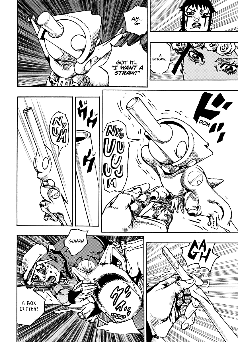JoJo's Bizarre Adventure Part 9 - The JOJOLands Chapter 15 page 4 - Chapter 15: Bigmouth Strikes Again