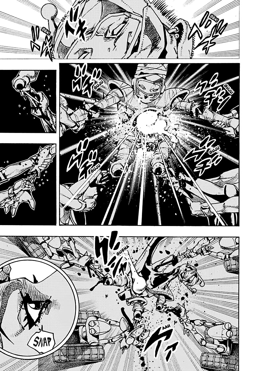 JoJo's Bizarre Adventure Part 9 - The JOJOLands Chapter 16 page 13 - Chapter 16: That Girl's Bags' Groove Part 1