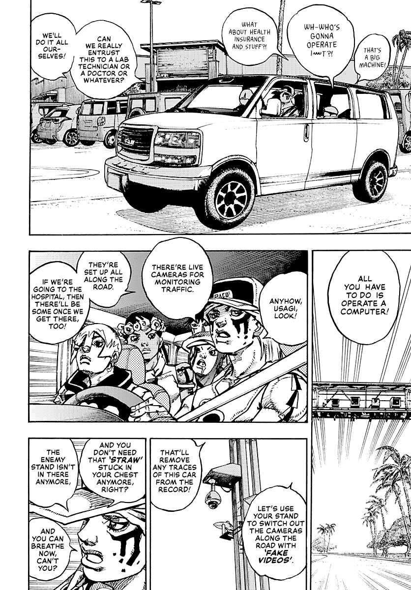 JoJo's Bizarre Adventure Part 9 - The JOJOLands Chapter 16 page 18 - Chapter 16: That Girl's Bags' Groove Part 1