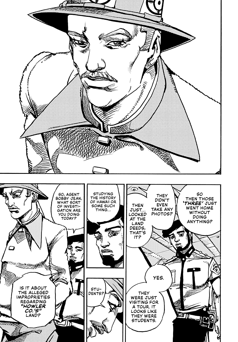 JoJo's Bizarre Adventure Part 9 - The JOJOLands Chapter 16 page 21 - Chapter 16: That Girl's Bags' Groove Part 1