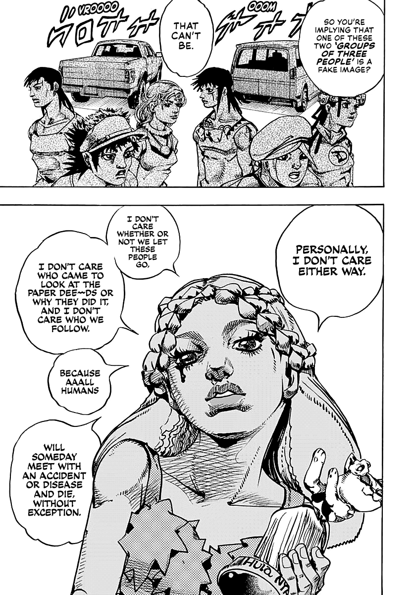 JoJo's Bizarre Adventure Part 9 - The JOJOLands Chapter 16 page 29 - Chapter 16: That Girl's Bags' Groove Part 1