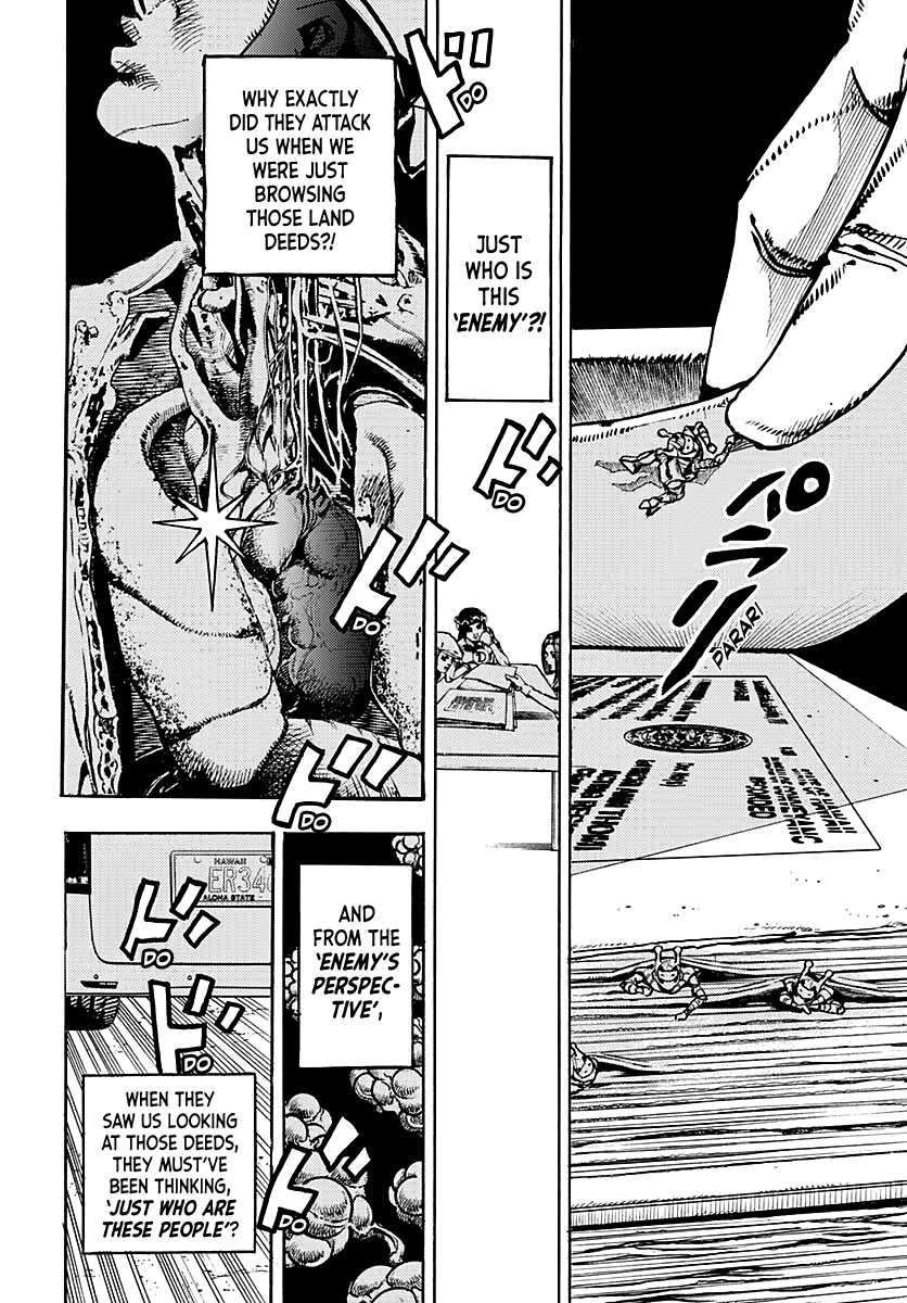 JoJo's Bizarre Adventure Part 9 - The JOJOLands Chapter 16 page 3 - Chapter 16: That Girl's Bags' Groove Part 1